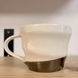 Starbucks Metallic Bronze and Cream Mug